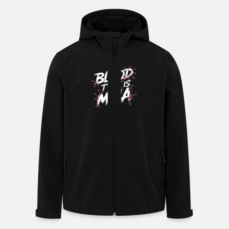 Fighter Statement für MMA Fans - Recycelte Männer Softshell-Jacke von Stanley/Stella - Schwarz