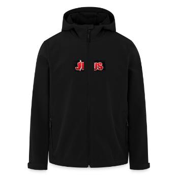 Jésus de - Veste softshell homme en polyester recyclé Stanley/Stella - noir - Devant - AI Model Male 185 light (185cm)