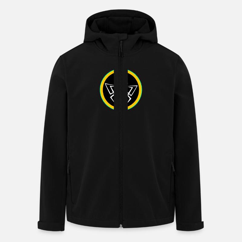 alien circle 02 - Veste softshell homme en polyester recyclé Stanley/Stella - noir