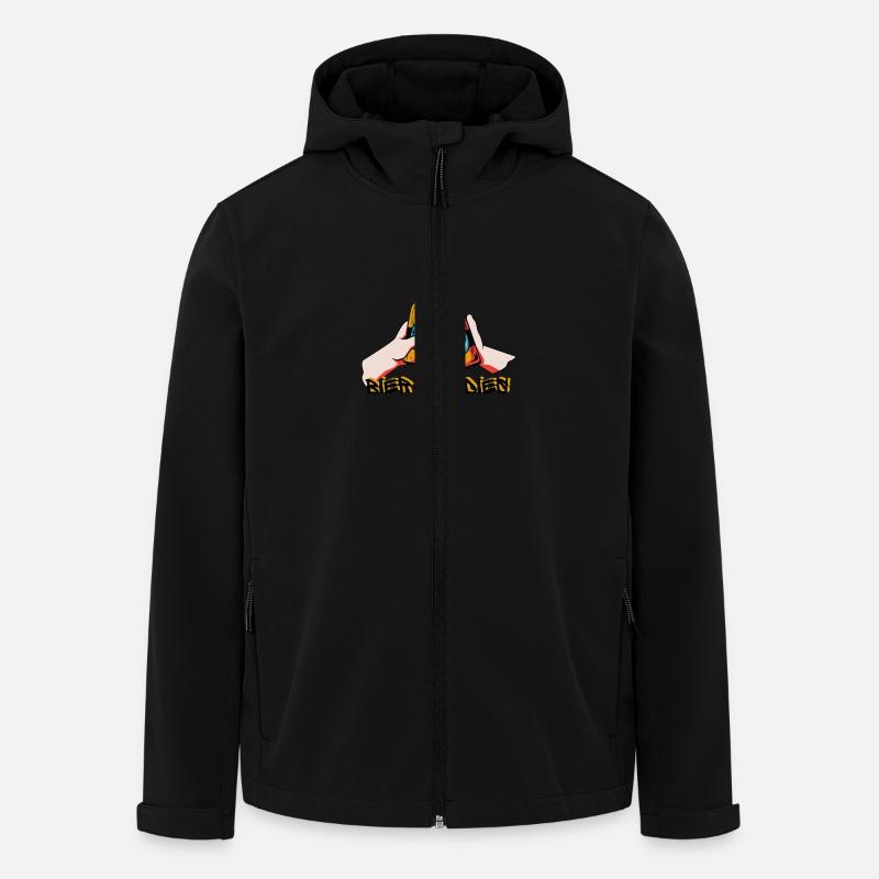 Bier-Buddied - Recycelte Männer Softshell-Jacke von Stanley/Stella - Schwarz