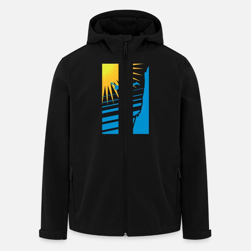 Klipspringer - Men’s Recycled Softshell Jacket by Stanley/Stella - black