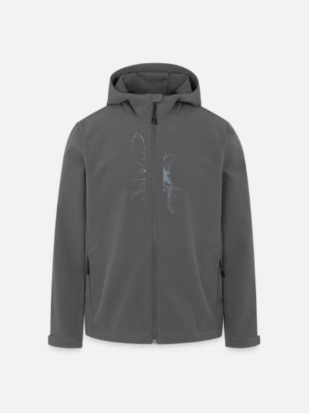 The Cat. - Veste softshell homme en polyester recyclé Stanley/Stella - noir