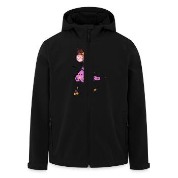 Lauf Prinzessin - Recycelte Männer Softshell-Jacke von Stanley/Stella - Schwarz - Vorne - AI Model Male 185 light (185cm)
