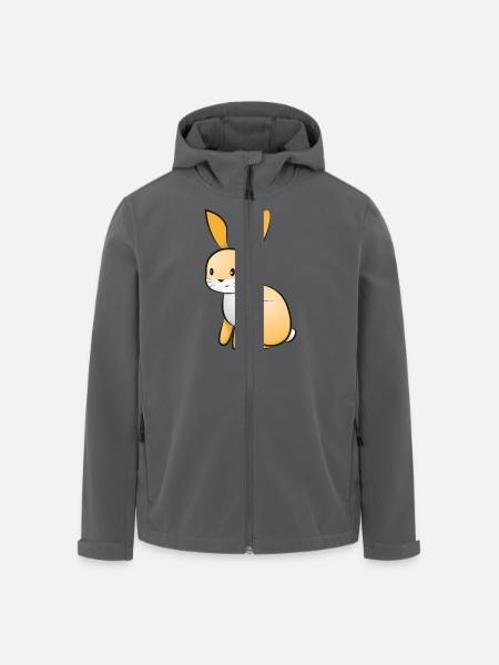 Hase - Recycelte Männer Softshell-Jacke von Stanley/Stella - Schwarz