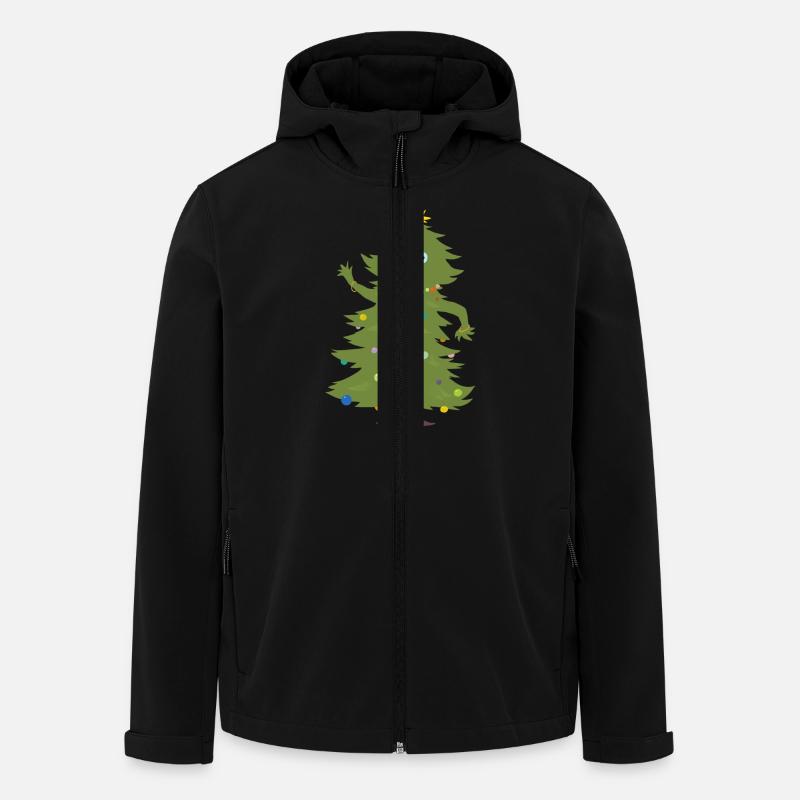 Weihnachtsbaum - Recycelte Männer Softshell-Jacke von Stanley/Stella - Schwarz
