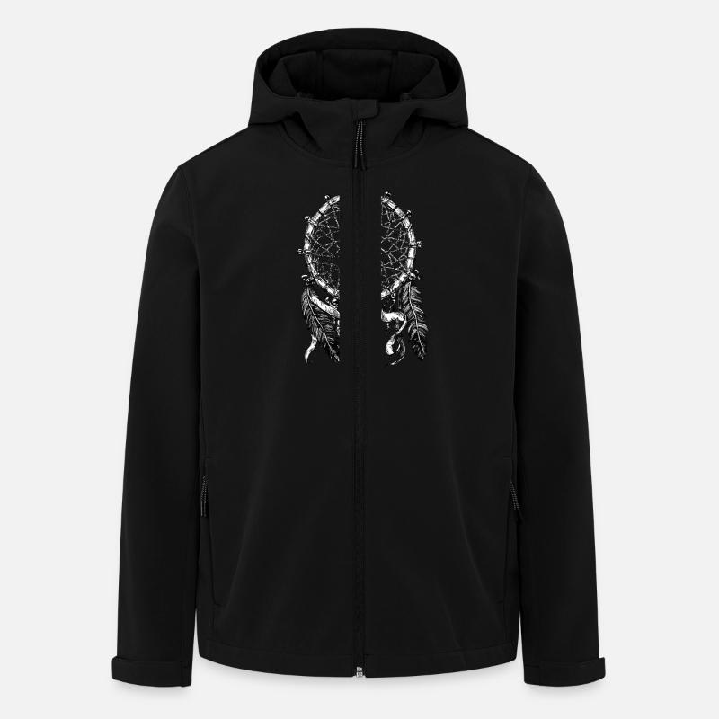 AD Dreamcatcher - Recycelte Männer Softshell-Jacke von Stanley/Stella - Schwarz
