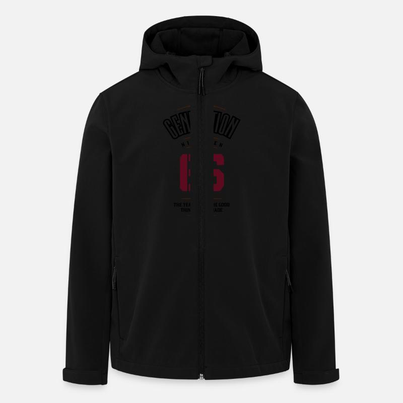 Generation 66 - Veste softshell homme en polyester recyclé Stanley/Stella - noir