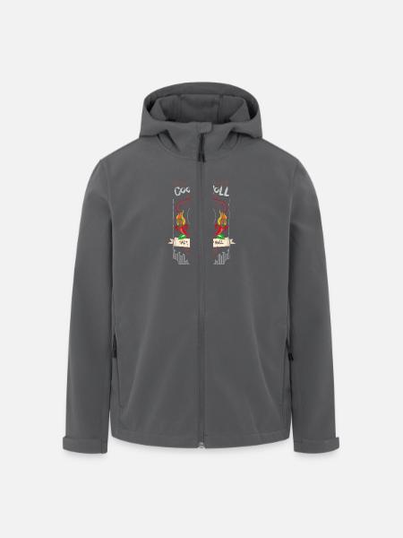 cook ´n roll - Recycelte Männer Softshell-Jacke von Stanley/Stella - Schwarz