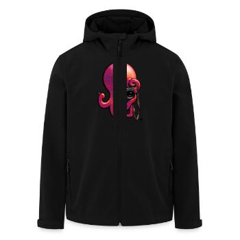Poulparazzi - Veste softshell homme en polyester recyclé Stanley/Stella - noir - Devant - AI Model Male 185 light (185cm)