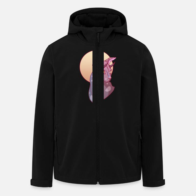 little devil - Veste softshell homme en polyester recyclé Stanley/Stella - noir