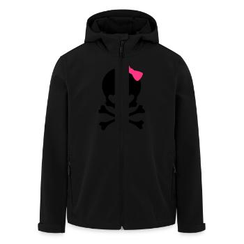 small girlie skull - Men’s Recycled Softshell Jacket by Stanley/Stella - black - Front - AI Model Male 185 light (185cm)