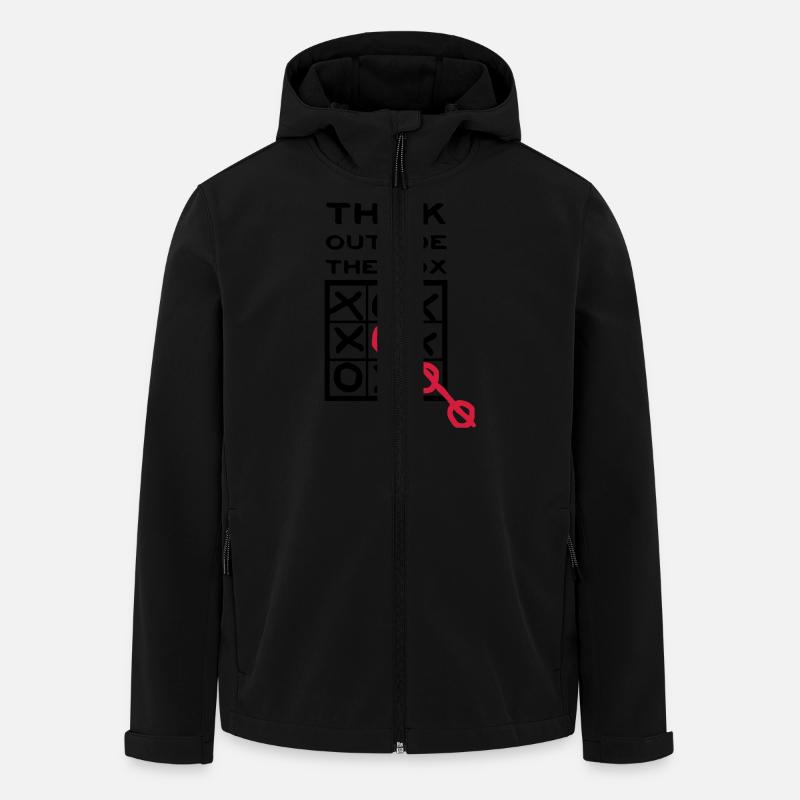Think outside the Box, kreatives Denken, die - Recycelte Männer Softshell-Jacke von Stanley/Stella - Schwarz