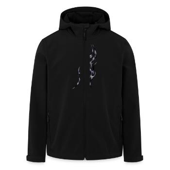 Tribal 3 von Custom - Recycelte Männer Softshell-Jacke von Stanley/Stella - Schwarz - Vorne - AI Model Male 185 light (185cm)