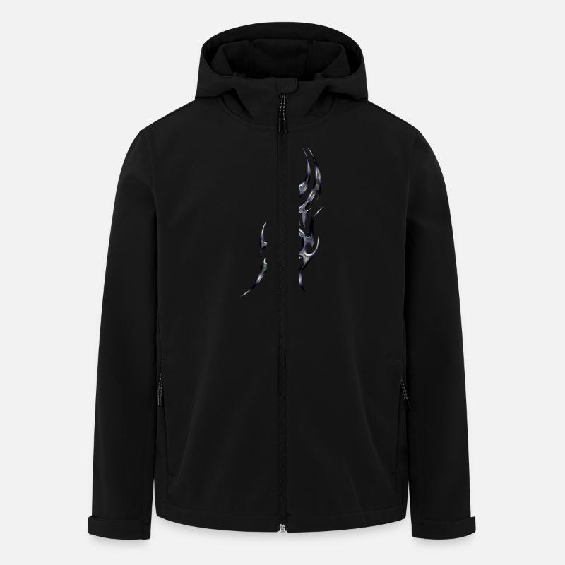 tribal 3 by customstyle - Veste softshell homme en polyester recyclé Stanley/Stella - noir