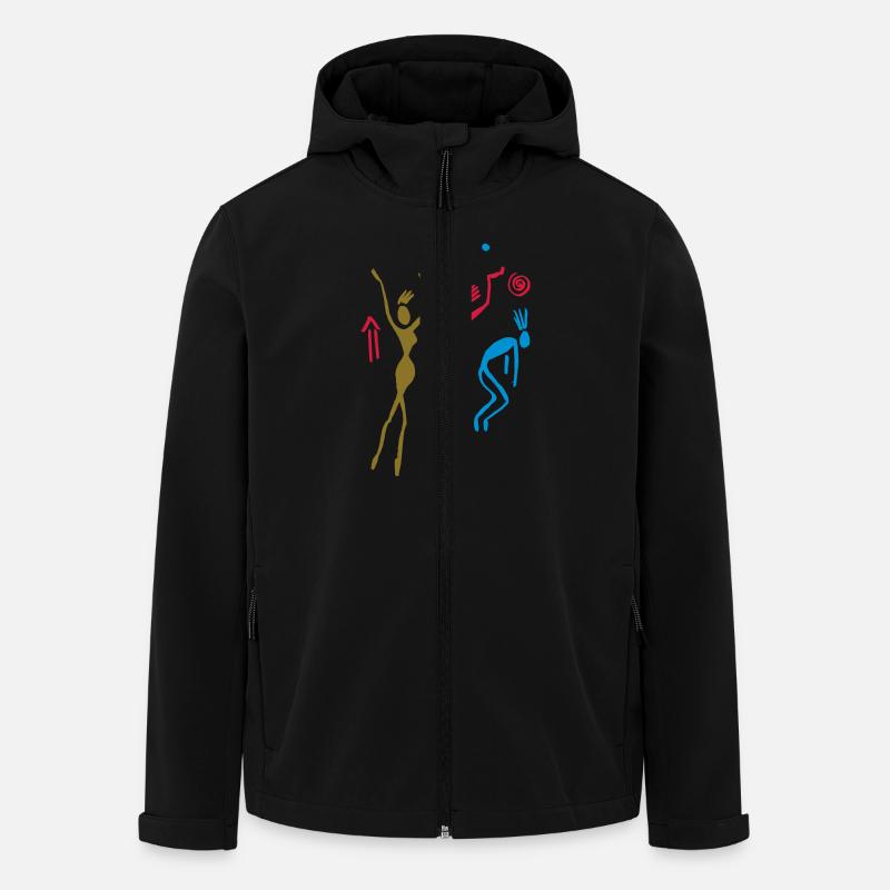 Dance - Men’s Recycled Softshell Jacket by Stanley/Stella - black