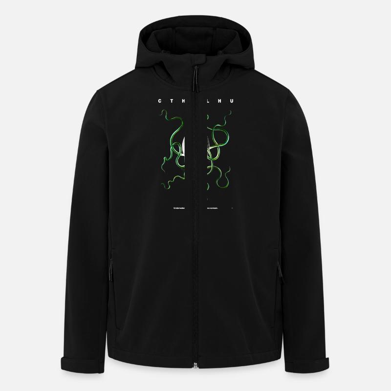 Cthulhu the 8th tentacle - Veste softshell homme en polyester recyclé Stanley/Stella - noir