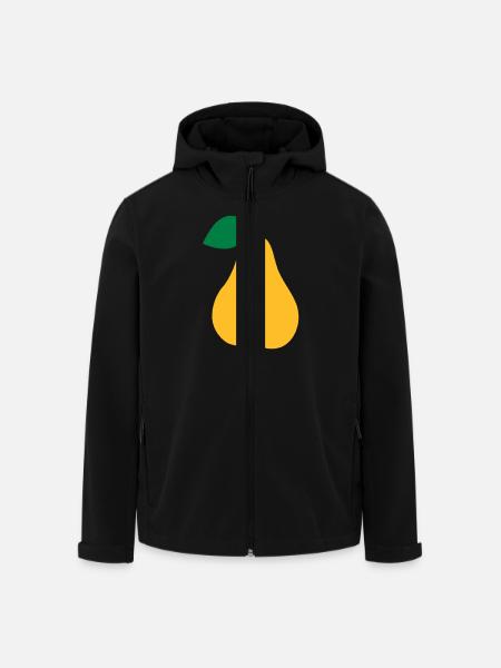 pear - Men’s Recycled Softshell Jacket by Stanley/Stella - black