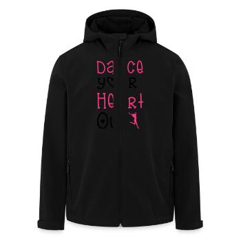Dance - Recycelte Männer Softshell-Jacke von Stanley/Stella - Schwarz - Vorne - AI Model Male 185 light (185cm)