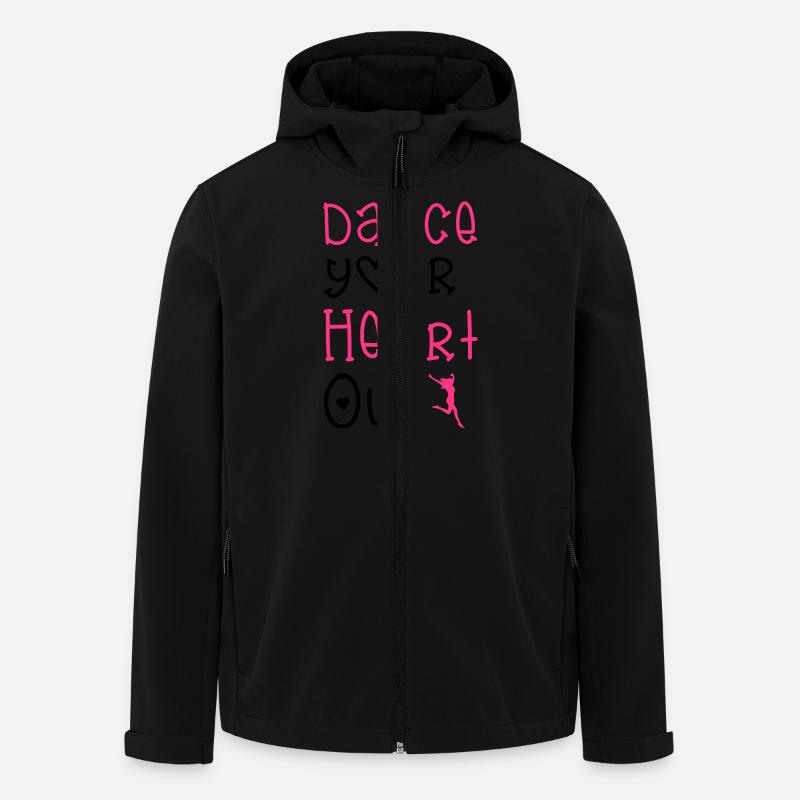 Dance - Men’s Recycled Softshell Jacket by Stanley/Stella - black