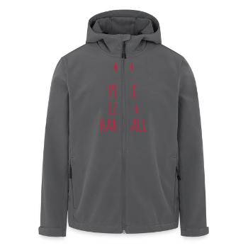 Handball Handballer Handballeur Sport Winner - Men’s Recycled Softshell Jacket by Stanley/Stella - black - Front - AI Model Male 185 light (185cm)
