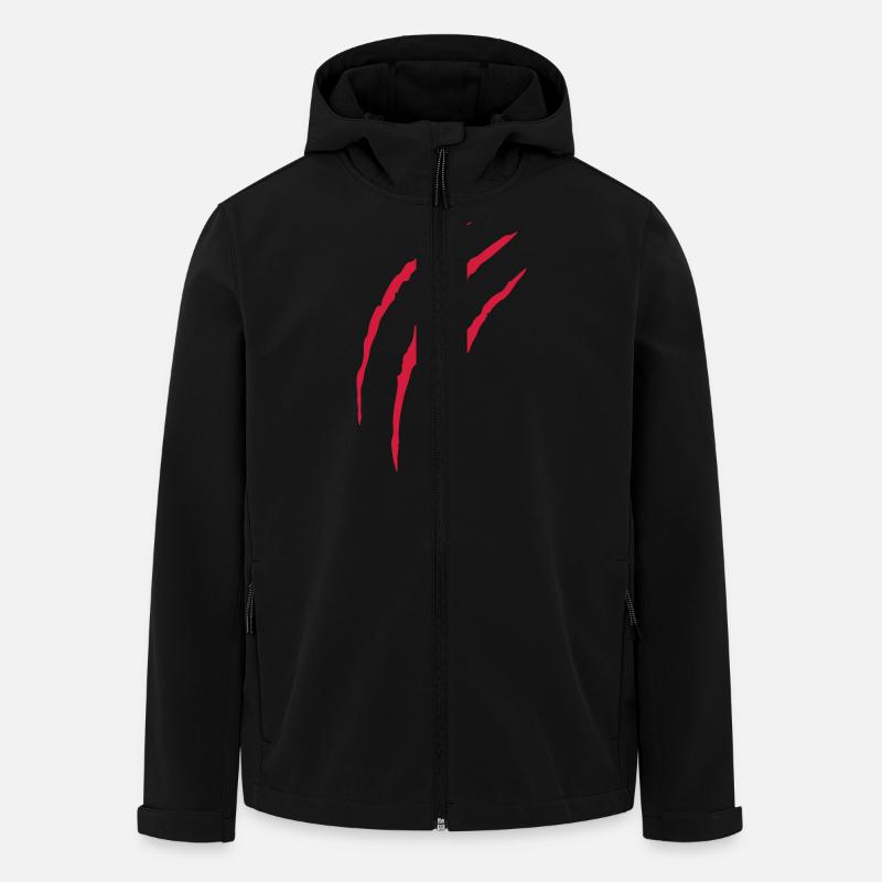 kratzer design - Recycelte Männer Softshell-Jacke von Stanley/Stella - Schwarz