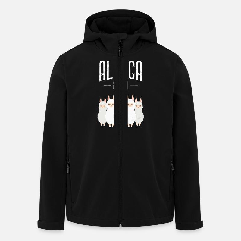 Alpaca Squad - Veste softshell homme en polyester recyclé Stanley/Stella - noir