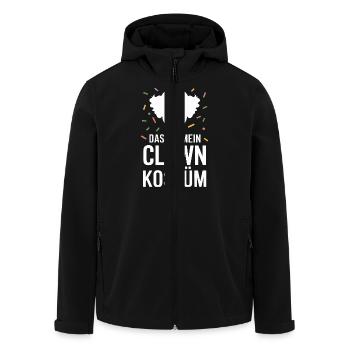 C’est mon costume de clown - Carnaval Carnaval - Veste softshell homme en polyester recyclé Stanley/Stella - noir - Devant - AI Model Male 185 light (185cm)