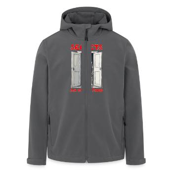 Secrets - il suffit de demander à mon ami osseux (squelette) - Veste softshell homme en polyester recyclé Stanley/Stella - noir - Devant - AI Model Male 185 light (185cm)