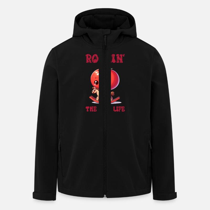 Secouer la vie mûre - Veste softshell homme en polyester recyclé Stanley/Stella - noir