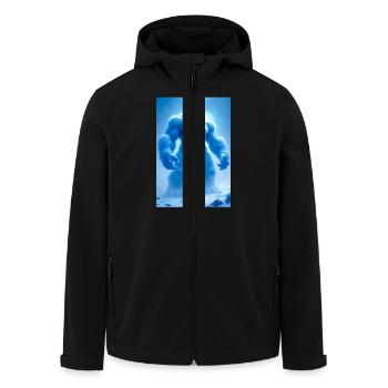 Jötunn Anciens géants opposant des dieux dans la mythologie nordique - Veste softshell homme en polyester recyclé Stanley/Stella - noir - Devant - AI Model Male 185 light (185cm)