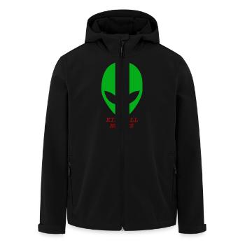 KILL ALL HUMANS - Recycelte Männer Softshell-Jacke von Stanley/Stella - Schwarz - Vorne - AI Model Male 185 light (185cm)