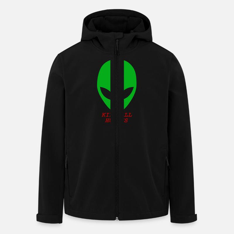 KILL ALL HUMANS - Recycelte Männer Softshell-Jacke von Stanley/Stella - Schwarz