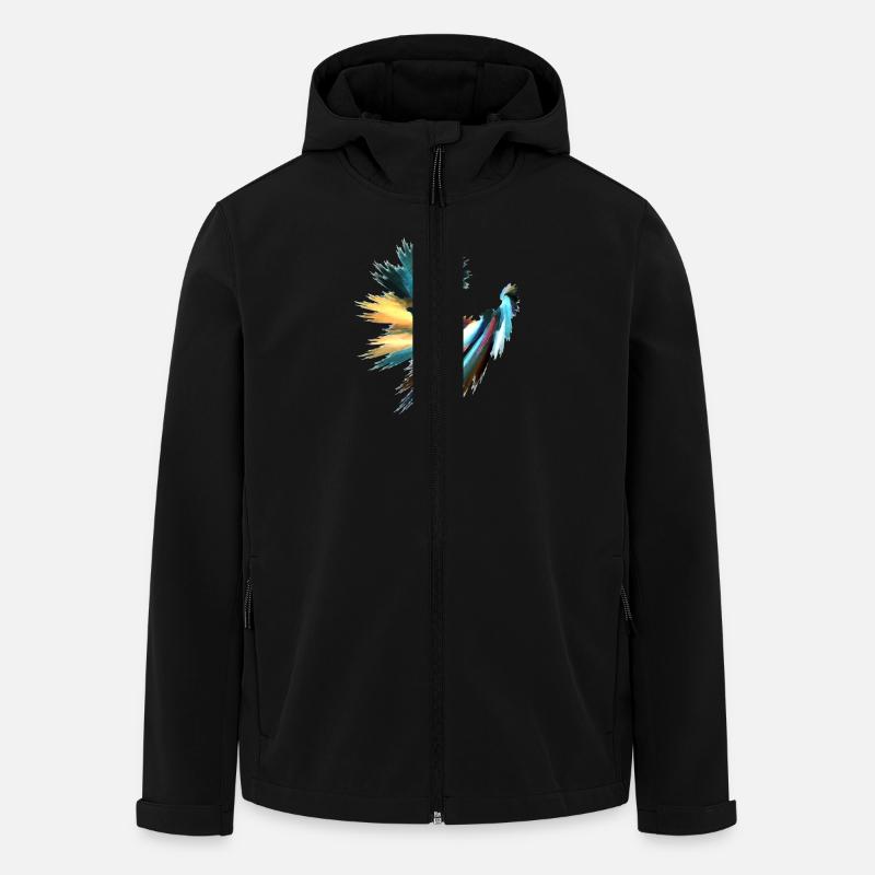 Fractal - Veste softshell homme en polyester recyclé Stanley/Stella - noir