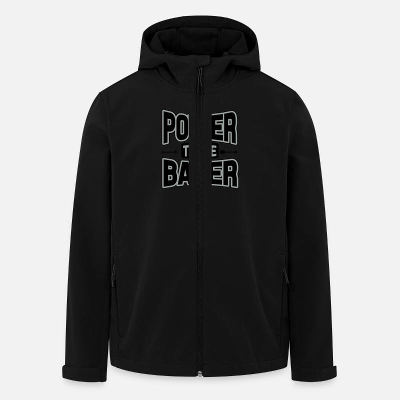 Power to the Bauer - Recycelte Männer Softshell-Jacke von Stanley/Stella - Schwarz