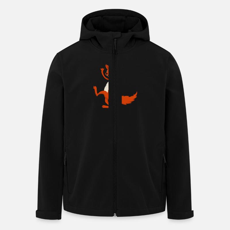 Eichhörnchen mit Eichel - Recycelte Männer Softshell-Jacke von Stanley/Stella - Schwarz