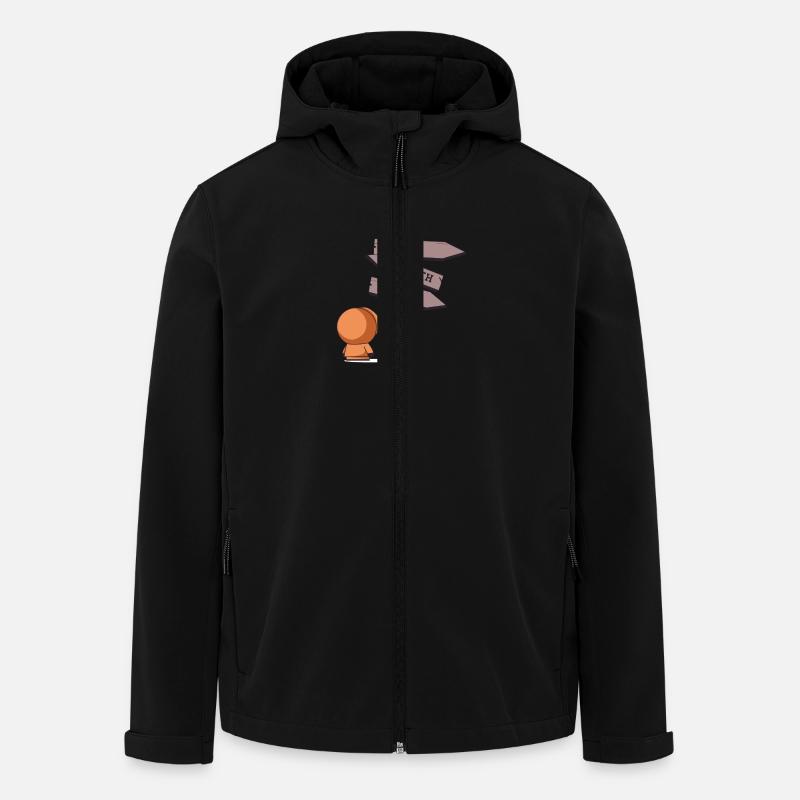 Deathtiny - Recycelte Männer Softshell-Jacke von Stanley/Stella - Schwarz