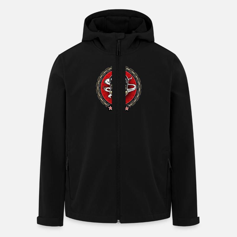 Johnny Boy - Recycelte Männer Softshell-Jacke von Stanley/Stella - Schwarz