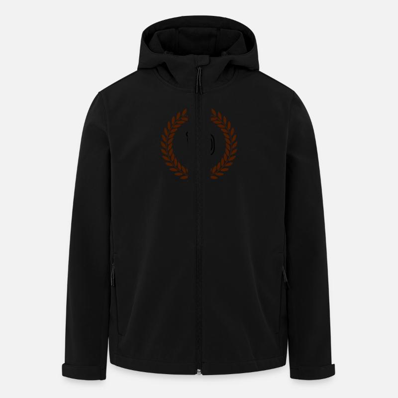 bier_02 - Recycelte Männer Softshell-Jacke von Stanley/Stella - Schwarz
