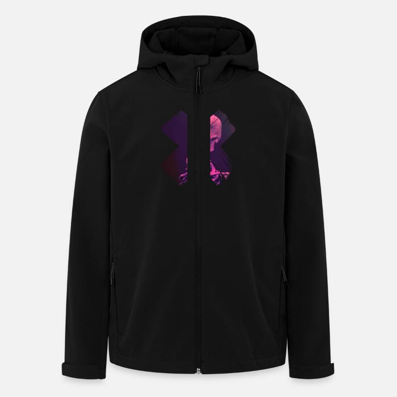 Skull - Recycelte Männer Softshell-Jacke von Stanley/Stella - Schwarz