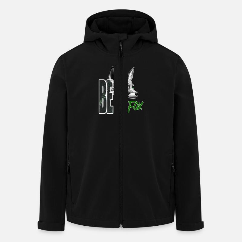 Sei Fuchs - Recycelte Männer Softshell-Jacke von Stanley/Stella - Schwarz