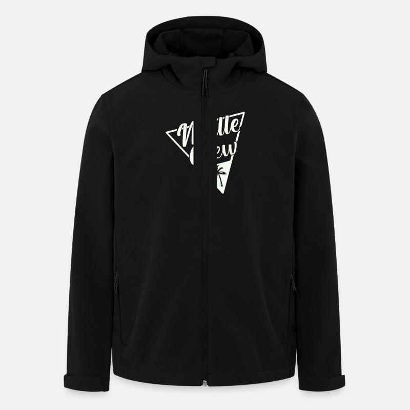 Malle Crew Mallorca - Veste softshell homme en polyester recyclé Stanley/Stella - noir