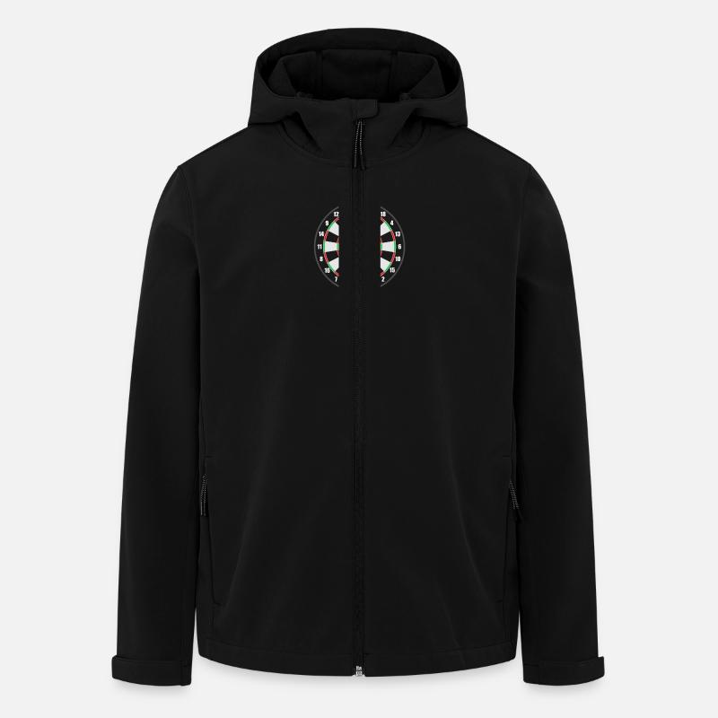 Dartboard - Recycelte Männer Softshell-Jacke von Stanley/Stella - Schwarz