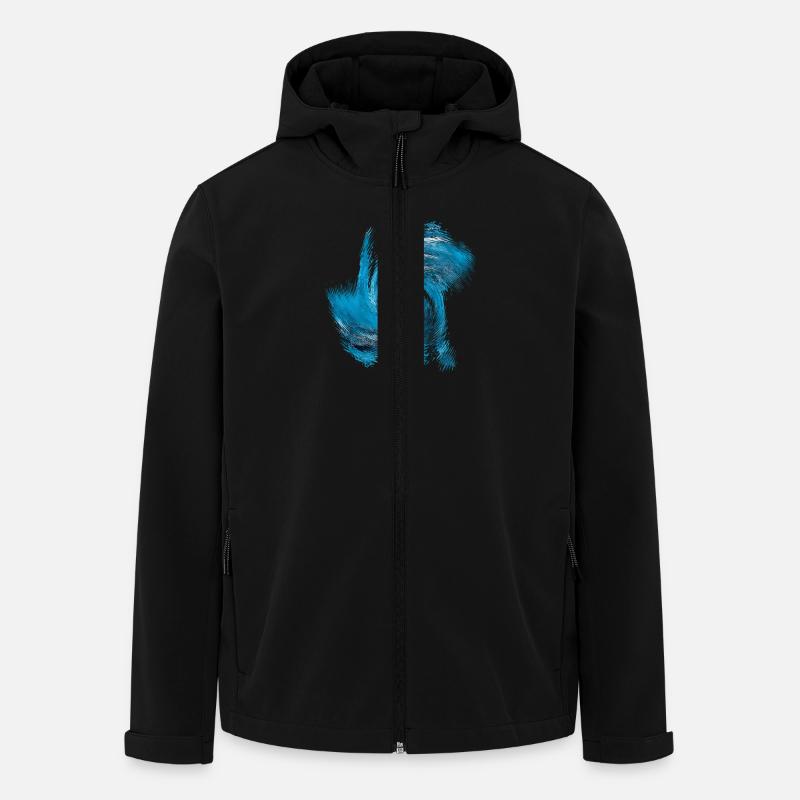 strudel - Veste softshell homme en polyester recyclé Stanley/Stella - noir