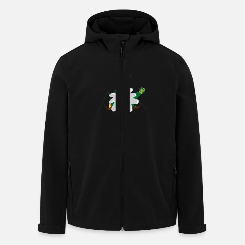 dwarf gnome - Men’s Recycled Softshell Jacket by Stanley/Stella - black