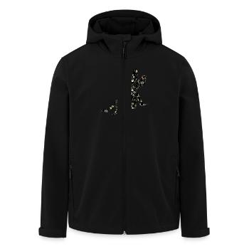 Elfe - Recycelte Männer Softshell-Jacke von Stanley/Stella - Schwarz - Vorne - AI Model Male 185 light (185cm)