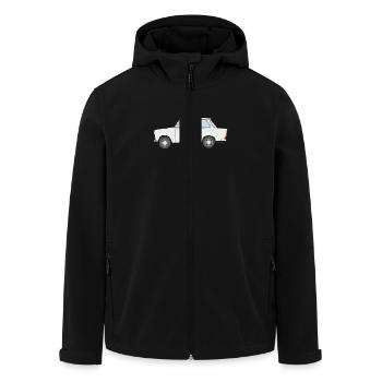 blockedName - Recycelte Männer Softshell-Jacke von Stanley/Stella - Schwarz - Vorne - AI Model Male 185 light (185cm)