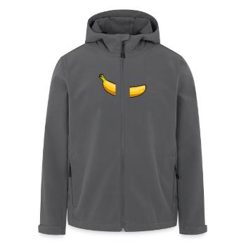 Banane - Recycelte Männer Softshell-Jacke von Stanley/Stella - Schwarz - Vorne - AI Model Male 185 light (185cm)