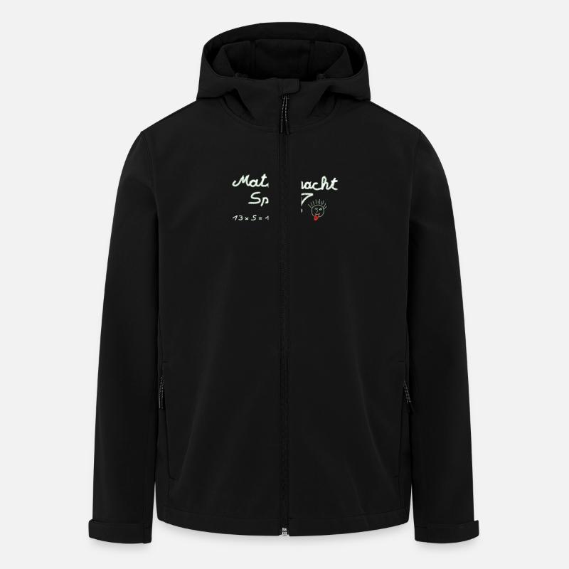 Mathe macht Spass ! - Recycelte Männer Softshell-Jacke von Stanley/Stella - Schwarz
