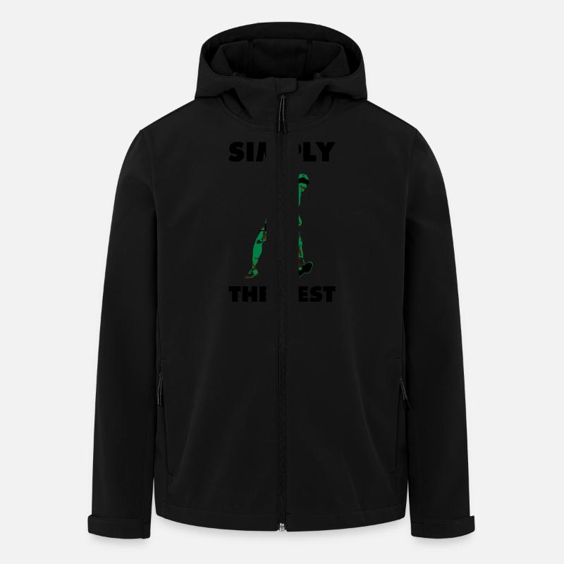 SIMPLY THE BEST - Recycelte Männer Softshell-Jacke von Stanley/Stella - Schwarz