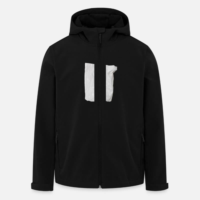 weisse Tüte - Recycelte Männer Softshell-Jacke von Stanley/Stella - Schwarz